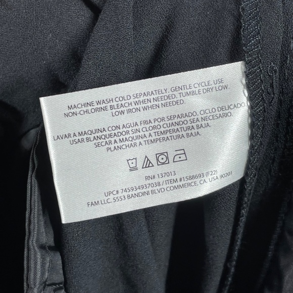 NEW Banana Republic Pants Womens 10 black pull on straight leg preppy casual - Picture 10 of 13